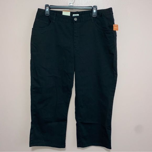 Cherokee NWT black cropped pants size 14 - Picture 2 of 6